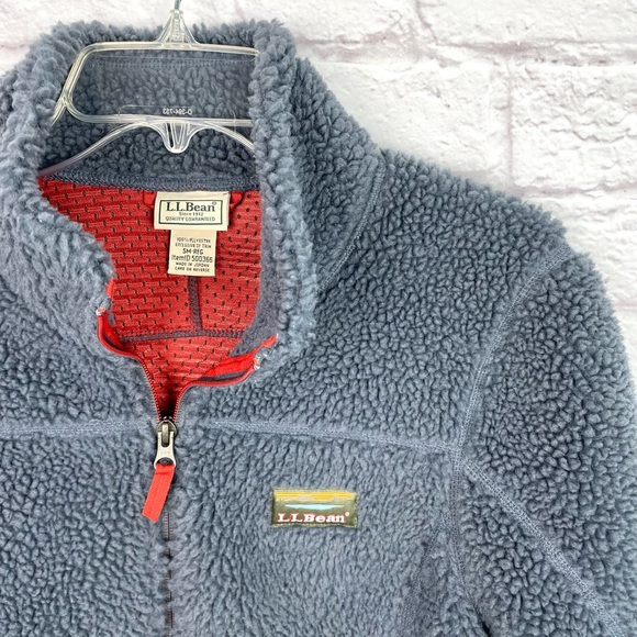 L. L. Bean Women Mountain Deep Pile Fleece Sherpa Jacket Size S - Picture 2 of 6